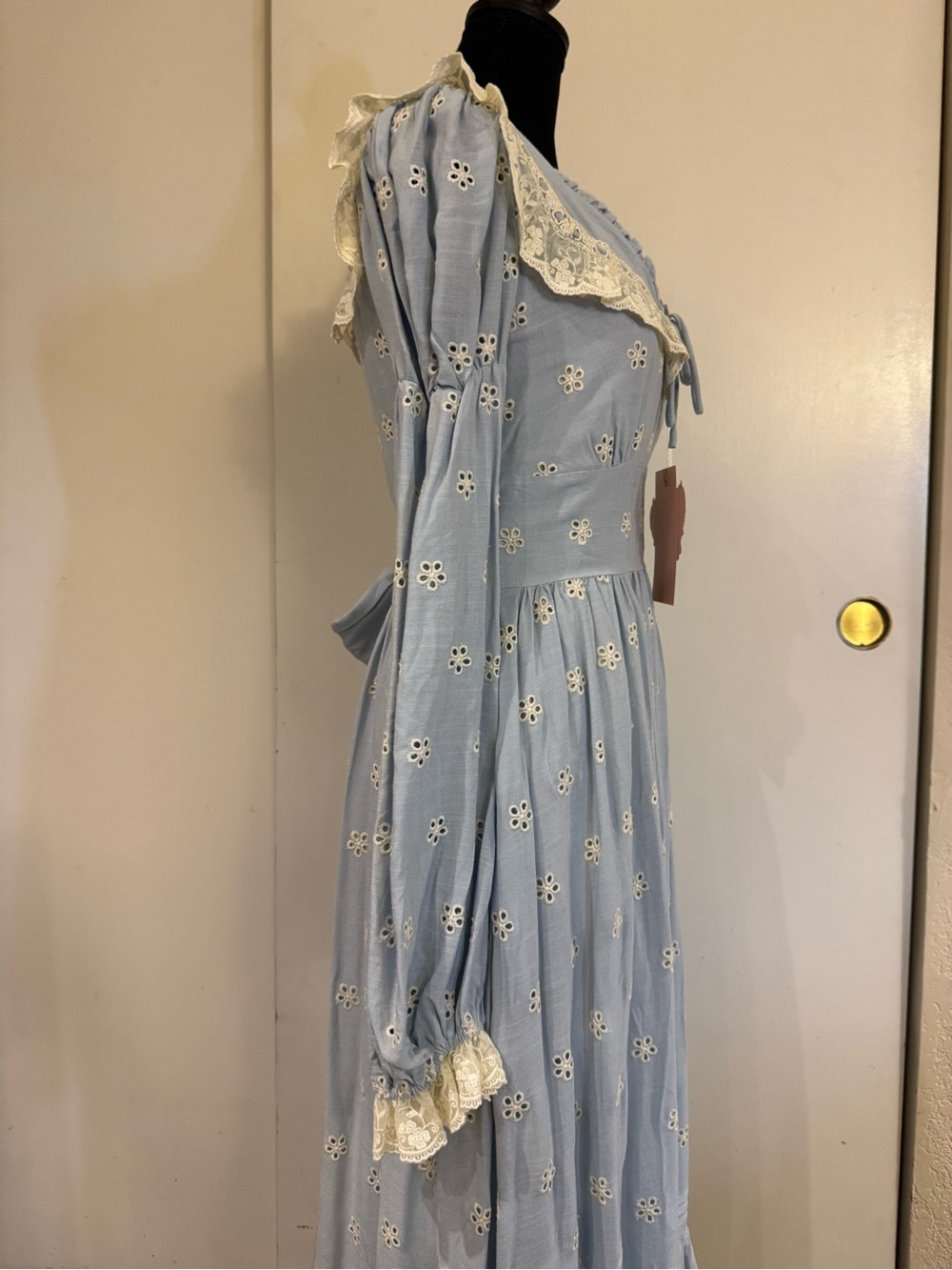 Lacemade Cottagecore Eyelet Dress NWT - Picture 6 of 7
